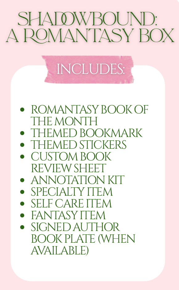 Shadowbound: A Romantasy Box (July)