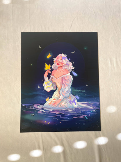 The Diviner *lridescent foil*: 5x7 inches