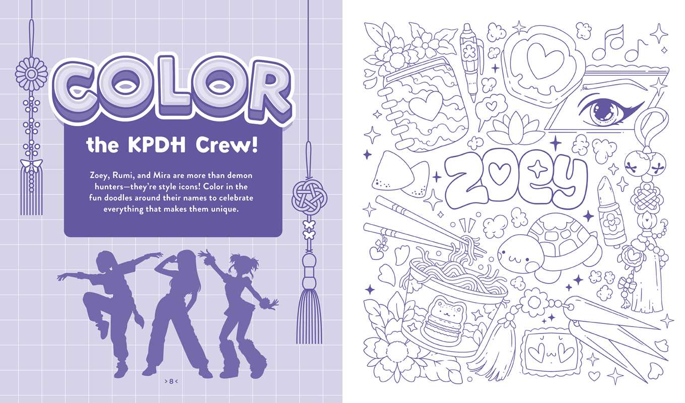 Unofficial KPop Demon Hunters Activity Book by Lila Violet: Paperback; 48 pages / English
