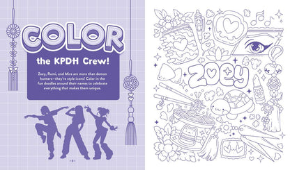 Unofficial KPop Demon Hunters Activity Book by Lila Violet: Paperback; 48 pages / English