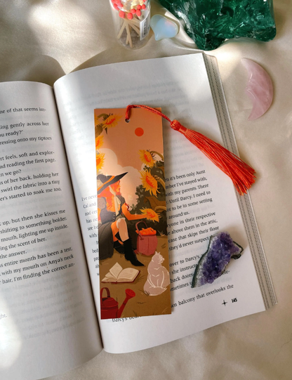 Gardening Witch Bookmark