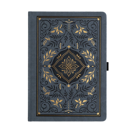 Storybook in Navy: Dot Grid / B5: 160 Pages