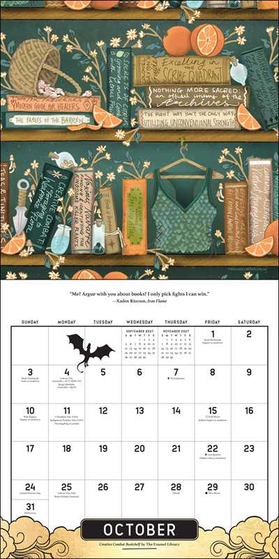 Fourth Wing Officially Licensed Fan Art 2027 Wall Calendar by Entangled: Calendar; 24 pages / English