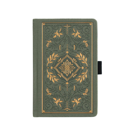 Storybook In Vintage Olive Dot Grid Notebook: Dot Grid / A5: 192 Pages
