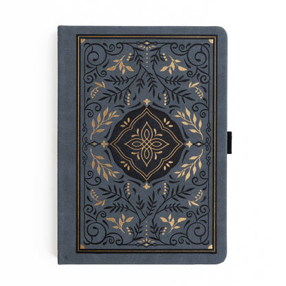 Storybook in Navy: Dot Grid / B5: 160 Pages