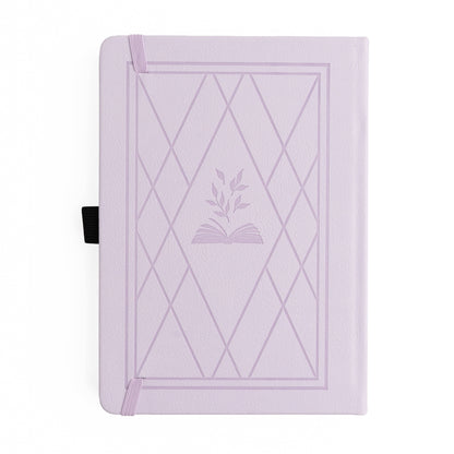 Vintage Library in Lilac: Reading Journal: A5: 192 Pages