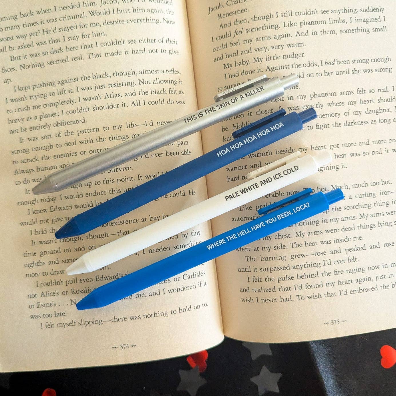 Twilight pens: Full set of 4 pens