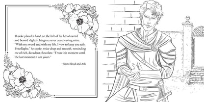 Official Blood and Ash Coloring Book by Jennifer L. Armentrout: Paperback; 112 pages / English