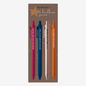 Stars hollow pens: Full set of 4 pens