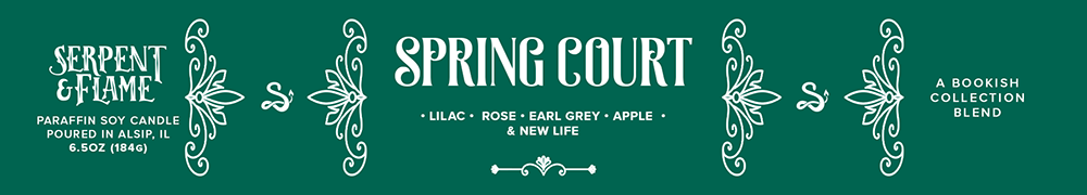 Spring Court Candle, Lilac Rose Apple Earl Grey Tea: 4 oz