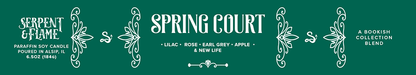 Spring Court Candle, Lilac Rose Apple Earl Grey Tea: 4 oz