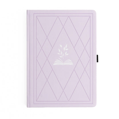 Vintage Library in Lilac: Reading Journal: A5: 192 Pages