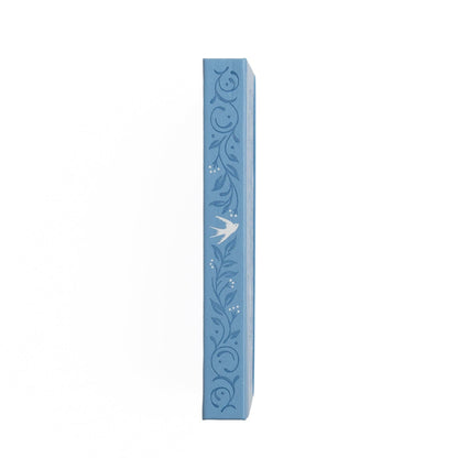 Songbird In Blue Dot Grid Notebook: Dot Grid / B5: 160 Pages