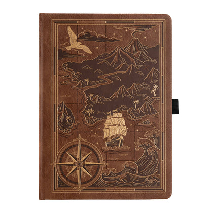 Treasure Map Notebook: IN STOCK / Dot Grid / B5: 160 Pages