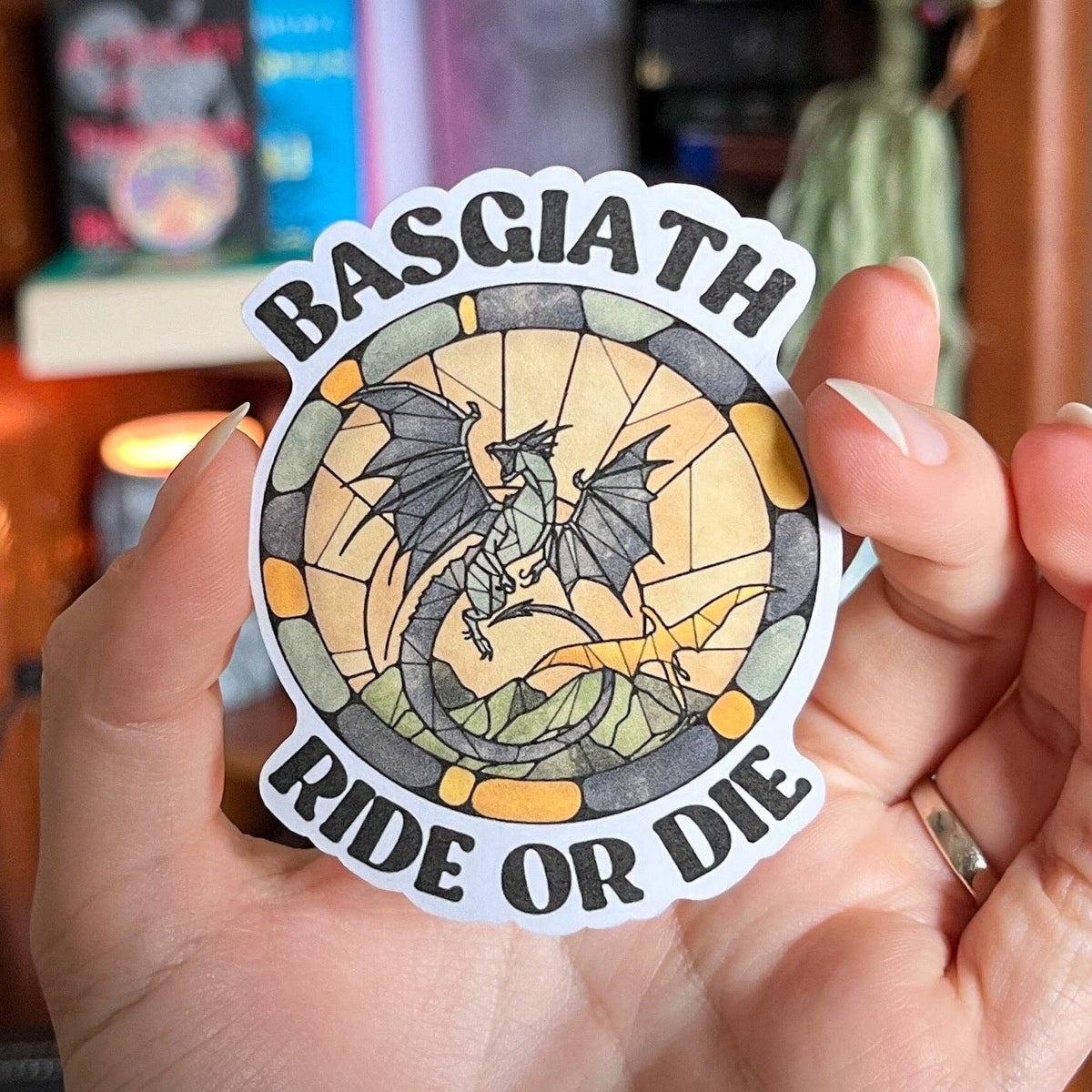 Basgiath Ride or Die - 3" Kindle Sticker