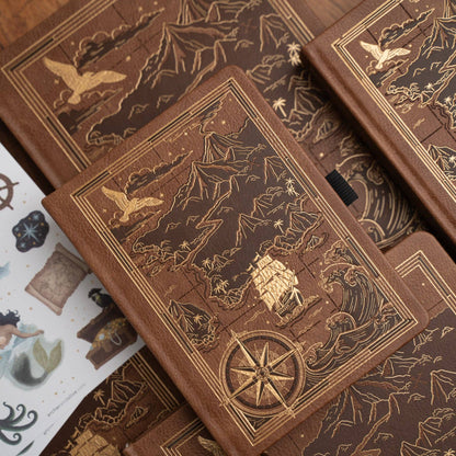 Treasure Map Notebook: IN STOCK / Dot Grid / B5: 160 Pages