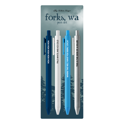 Twilight pens: Full set of 4 pens