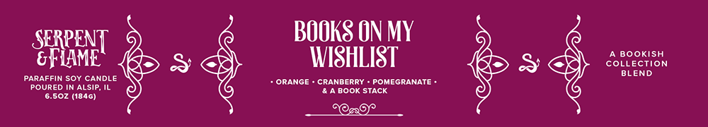 Books on My Wishlist Candle, Pomegranate Cranberry Orange: 4 oz