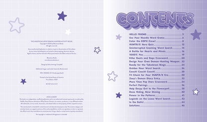 Unofficial KPop Demon Hunters Activity Book by Lila Violet: Paperback; 48 pages / English