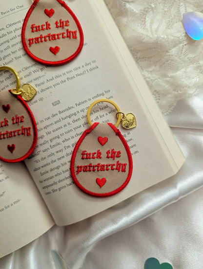F* the patriarchy keychain