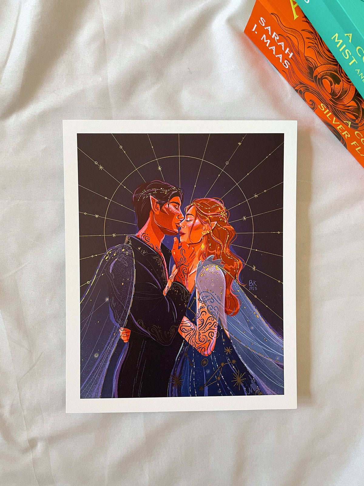 Feyre & Rhys *Gold Foil Print*: Small