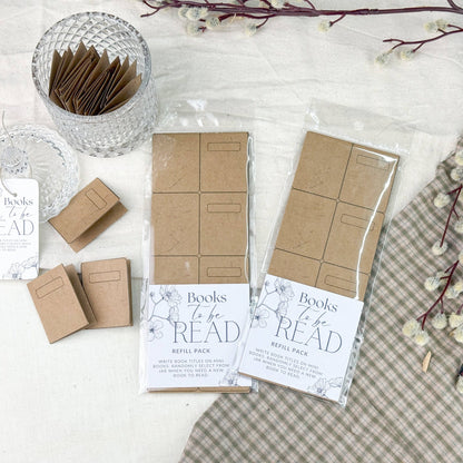 To Be Read Jar Cardstock Book Refills