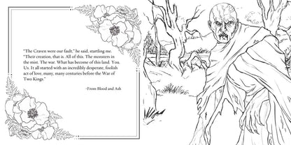 Official Blood and Ash Coloring Book by Jennifer L. Armentrout: Paperback; 112 pages / English