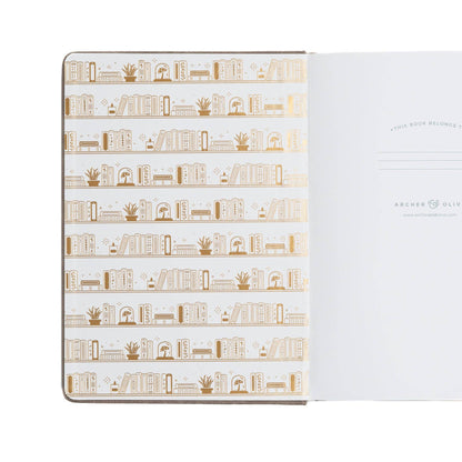 A5 Blank: Bookshelf