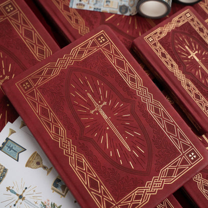 Knight's Sword Notebook: IN STOCK / Dot Grid / B5: 160 Pages