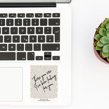 There you are | Rhysand Sticker | Fantasy | ACOTAR
