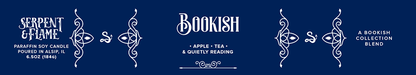 Bookish Candle, Apple Black Tea: 4oz Candle Tin