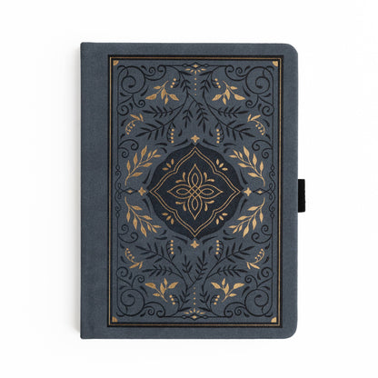 Storybook in Navy: Dot Grid / B5: 160 Pages