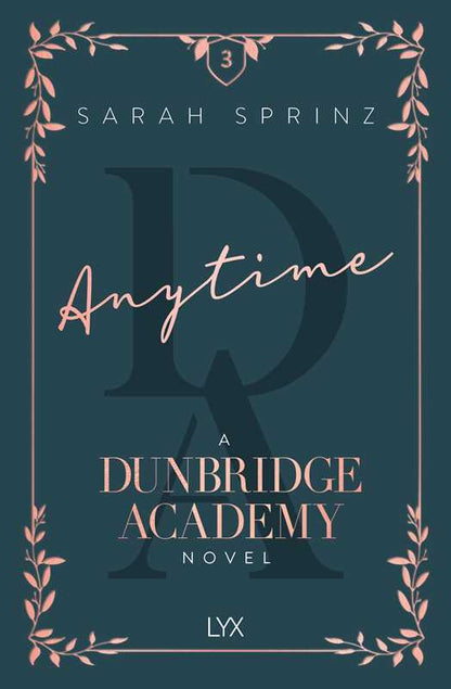 Anytime by Sarah Sprinz: Paperback; 448 pages / English