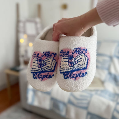 One More Chapter Slippers: Medium (8/9)