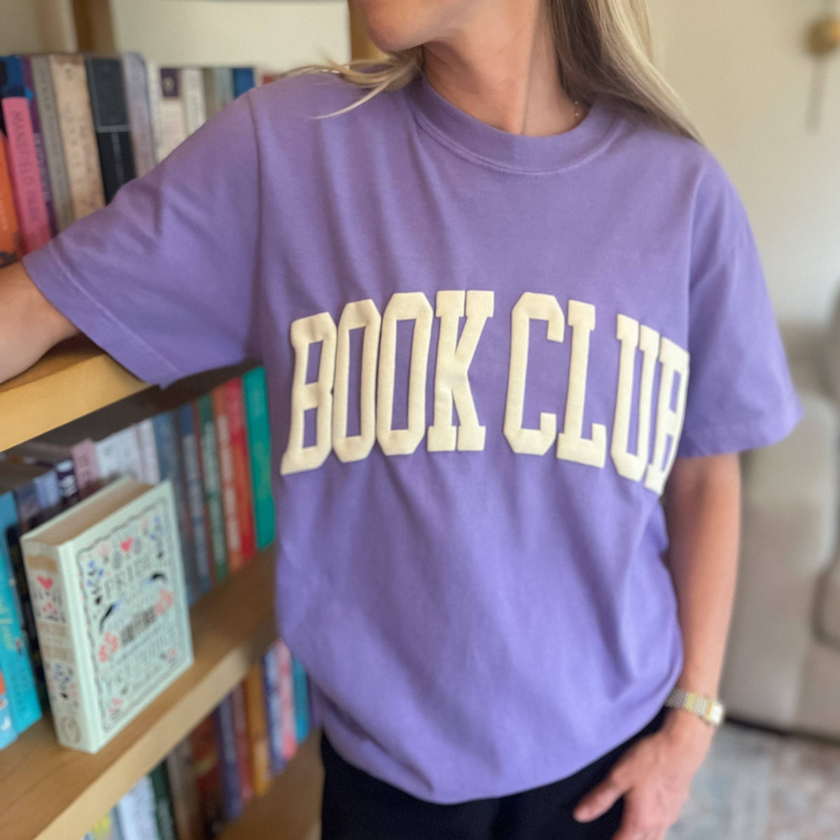 Book Club Tee: Chocolate / Medium