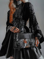 The Siren & Swan Book Satchel - Black: Black