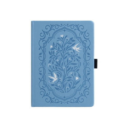 Songbird In Blue Dot Grid Notebook: Dot Grid / B5: 160 Pages