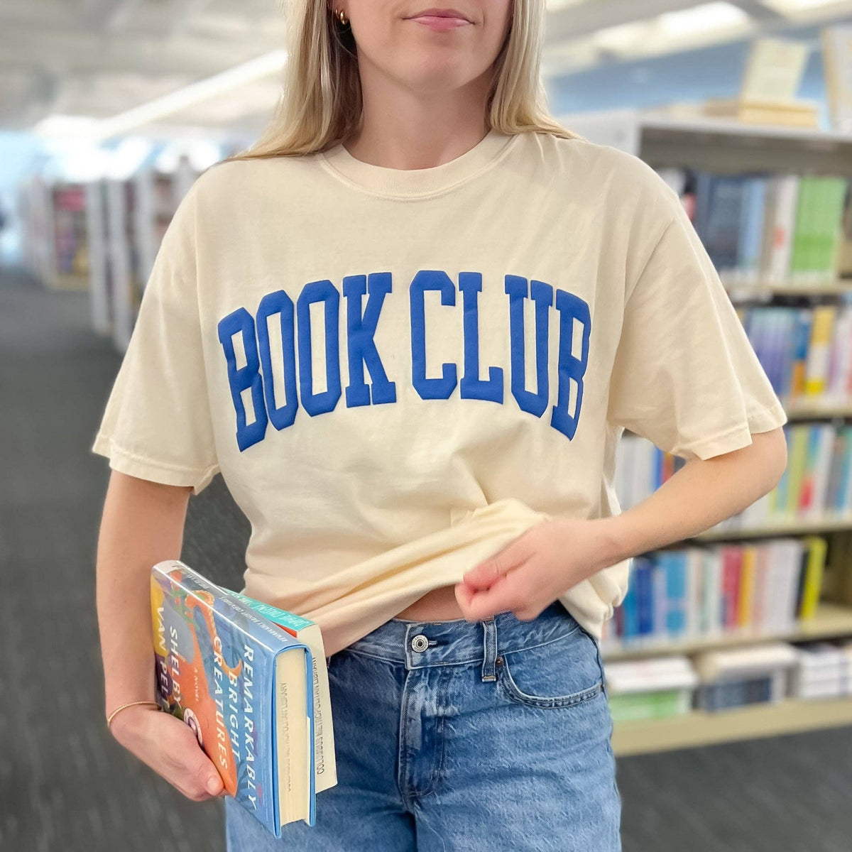 Book Club Tee: Chocolate / Medium