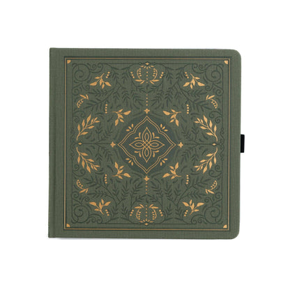 Storybook In Vintage Olive Dot Grid Notebook: Dot Grid / A5: 192 Pages