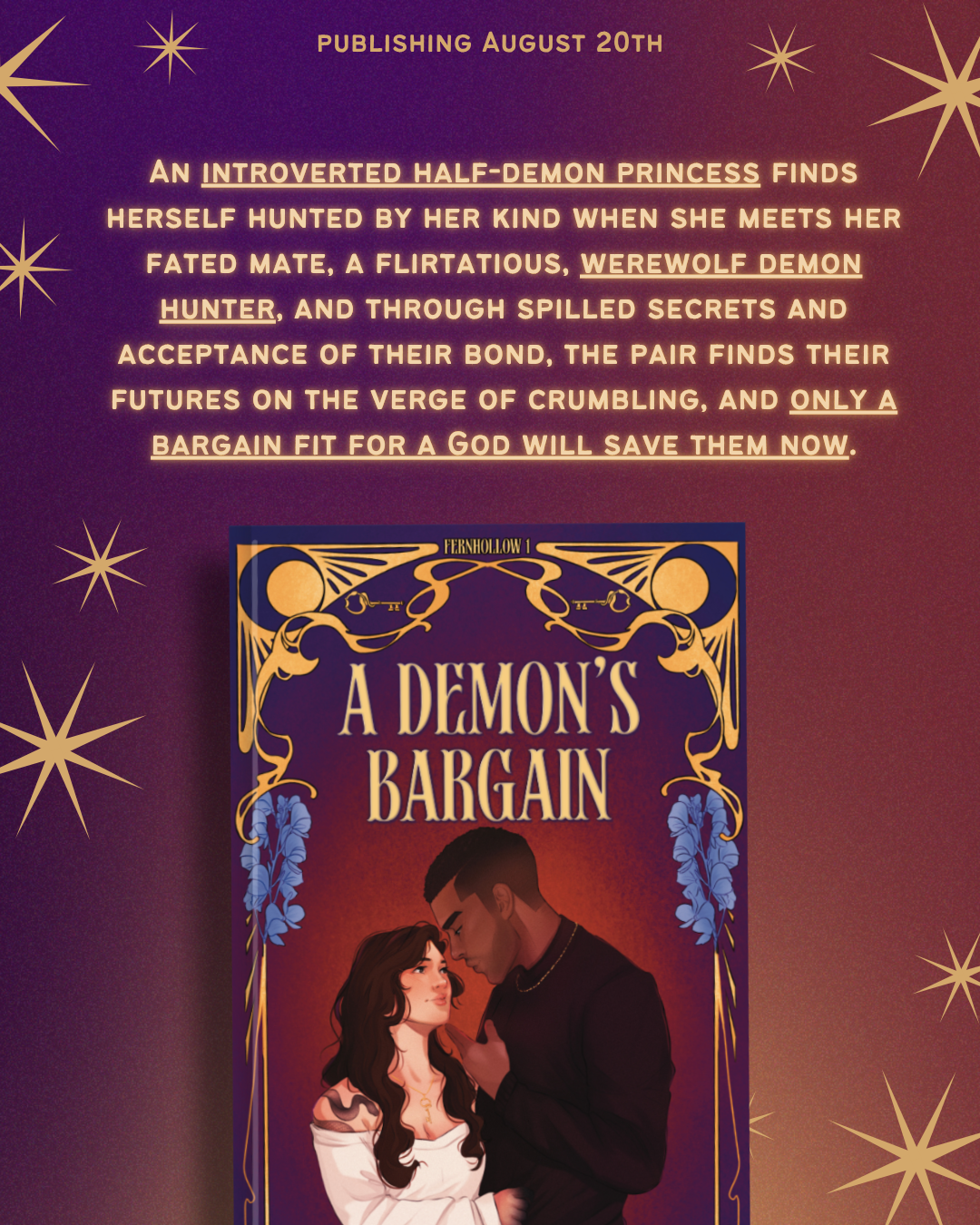 A Demon’s Bargain (PREORDER: Releases- 8/20/2026)