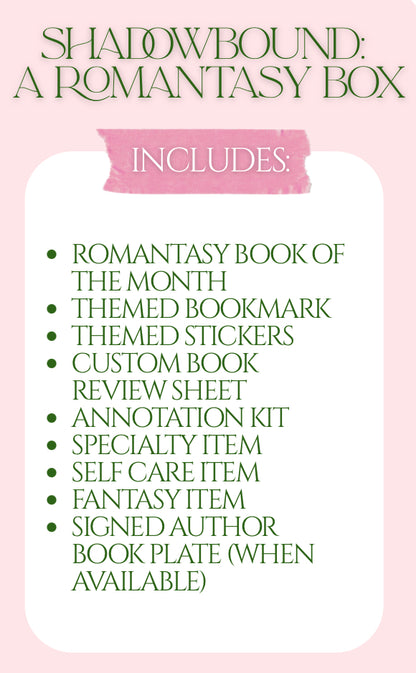 Shadowbound: A Romantasy Box (June)