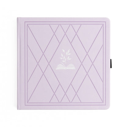 Vintage Library in Lilac: Reading Journal: B5: 160 Pages
