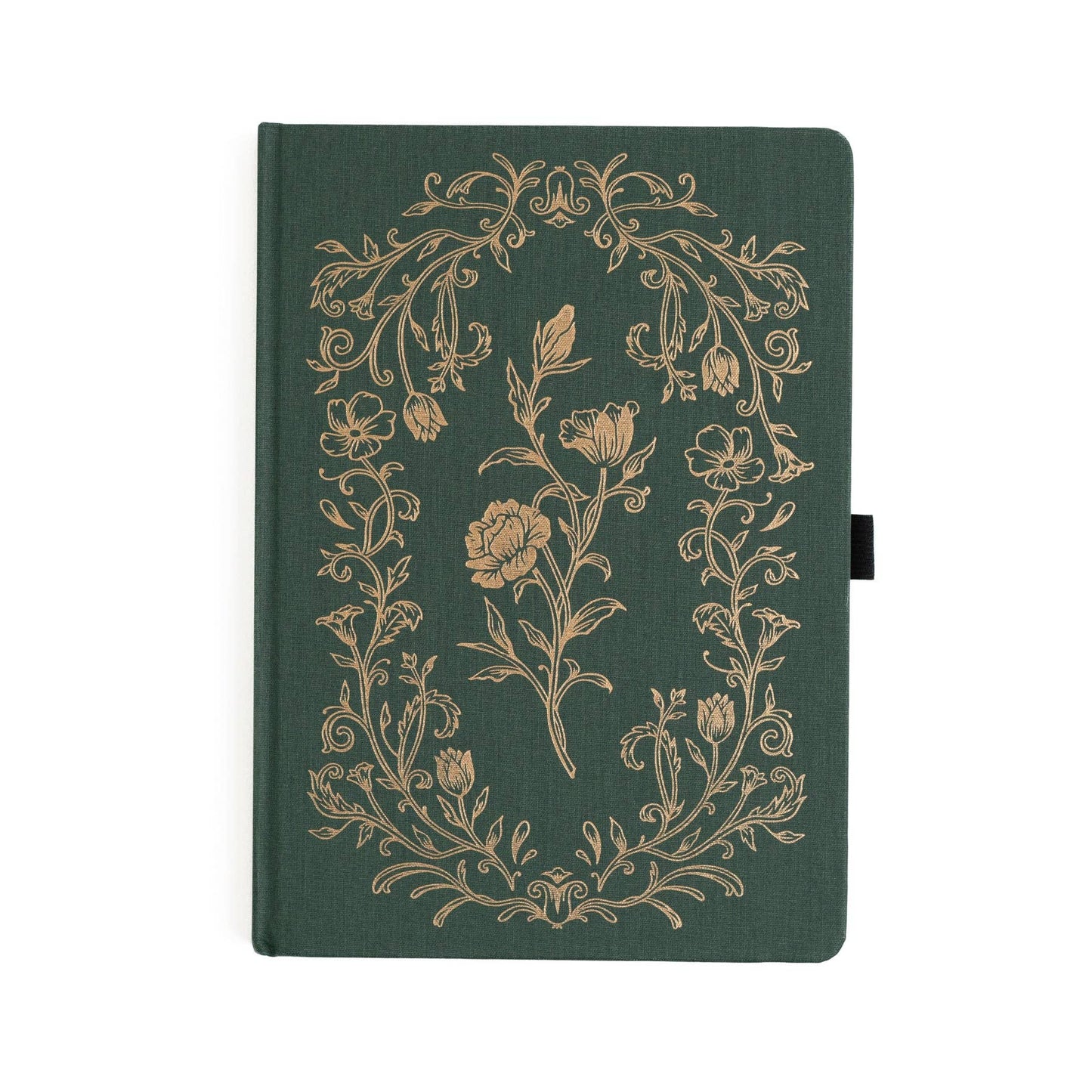 B5 Antique Floral: Dot Grid Notebook