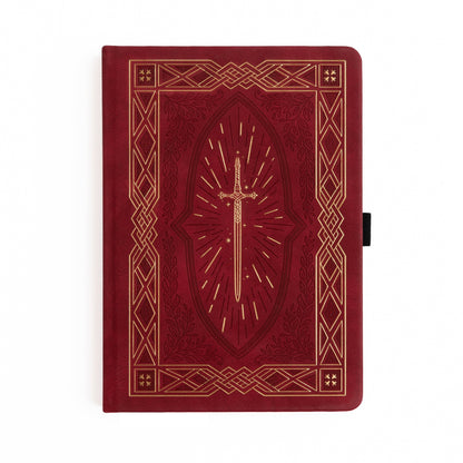 Knight's Sword Notebook: IN STOCK / Dot Grid / B5: 160 Pages