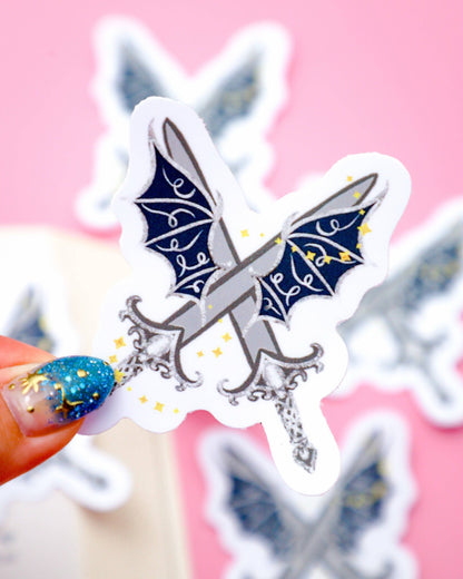 Wings of Night Sticker