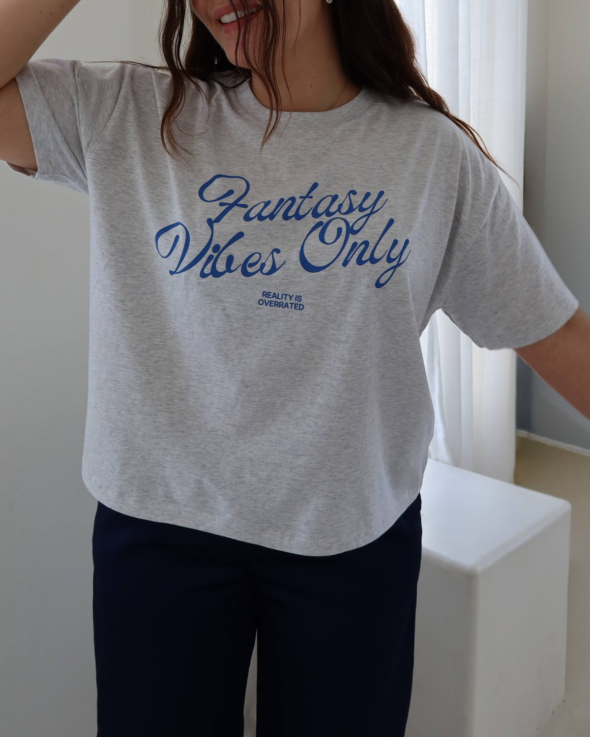 Fantasy Vibes Only T-shirt, Bookish T-shirt: M
