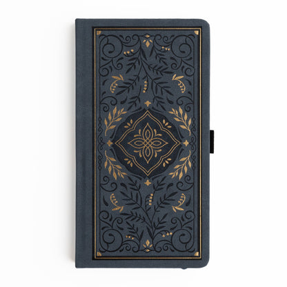 Storybook in Navy: Dot Grid / B5: 160 Pages