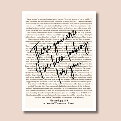 There you are | Rhysand Sticker | Fantasy | ACOTAR