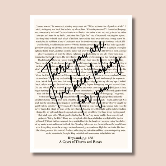 There you are | Rhysand Sticker | Fantasy | ACOTAR