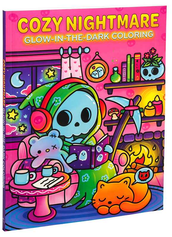 Cozy Nightmare Glow-in-the-Dark Coloring by Editors of Thunder Bay Press: Paperback; 80 pages / English